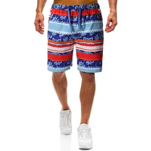 Новые мужские Шорты повседневные мужские горячие продажи шорты по колено мужские летние шорты с принтом песчаные пляжные легкие шорты большого размера