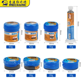 

Original MECHANIC Solder Tin Paste 183C Melting Point Welding Flux Soldering Cream Sn63/Pb37 Repair BGA CPU LED Solder Paste