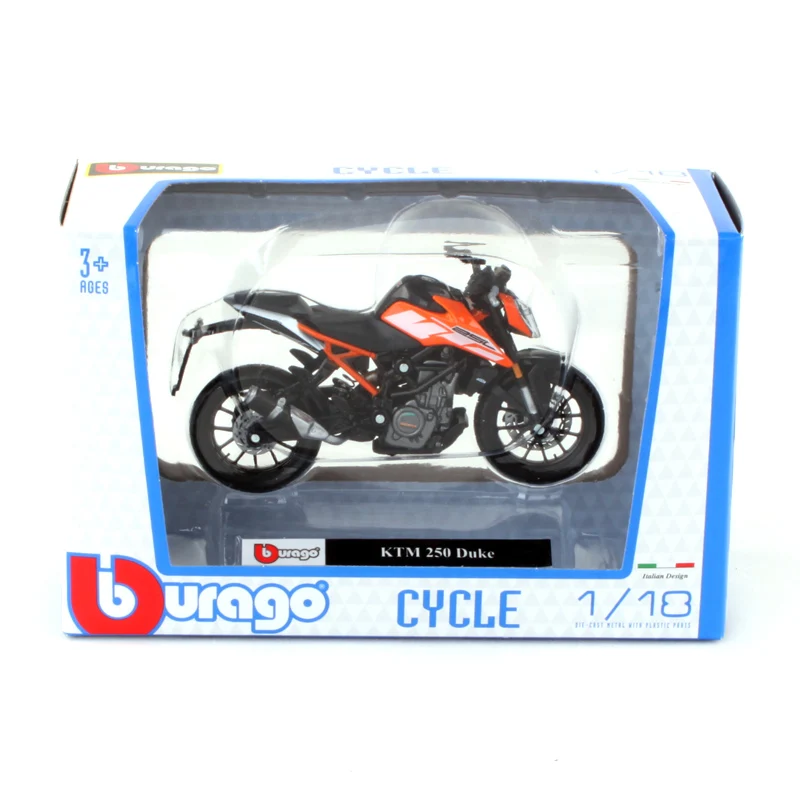 Bburago 1:18 KTM 250 DUKE Mainan Model 