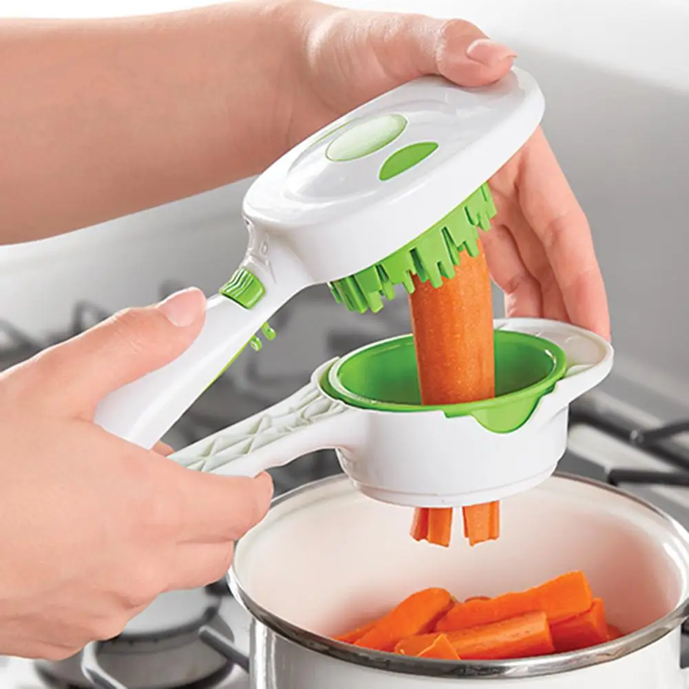 

Durable Fruit Vegetable Shredders Slicers Potato Carrot Peeler Cutter Chopper Grater Slicer Dicer 5 in 1 Kitchen Tool