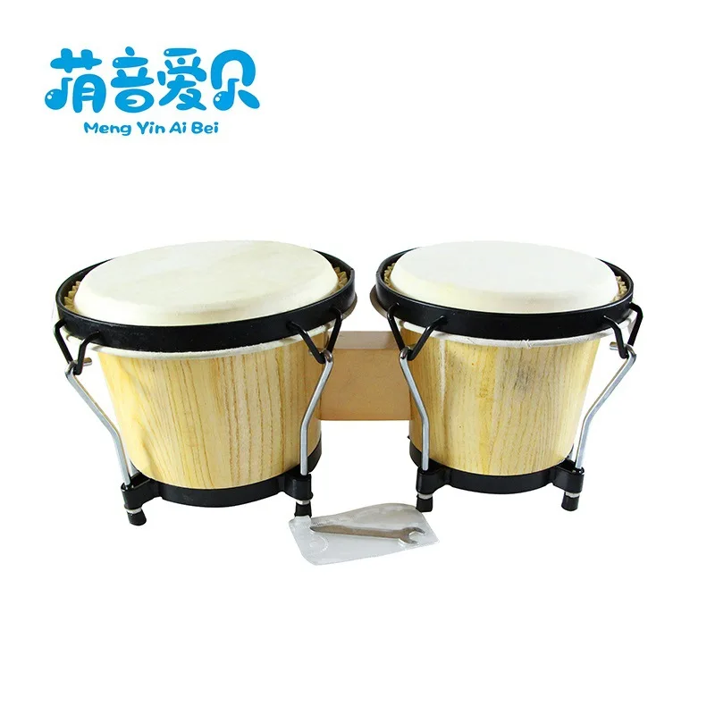 Обучающая игрушка детский сад музыкальный цельный барабан Orff ударный инструмент Дети Раннее Образование инструменты Bongo барабаны