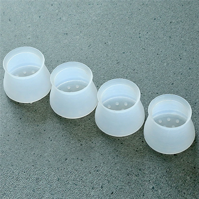 4pc Table Chair Leg Silicone Cap Pad Furniture Table Feet Cover Floor Protector  Simple Mini Portable Lazy Home Essentials