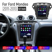 Aliexpress - Car Radio Multimedia Navigatio Video Player For Ford Mondeo 2011-2013 Tesla style Vertical Screen Stereo No 2 din Android 10
