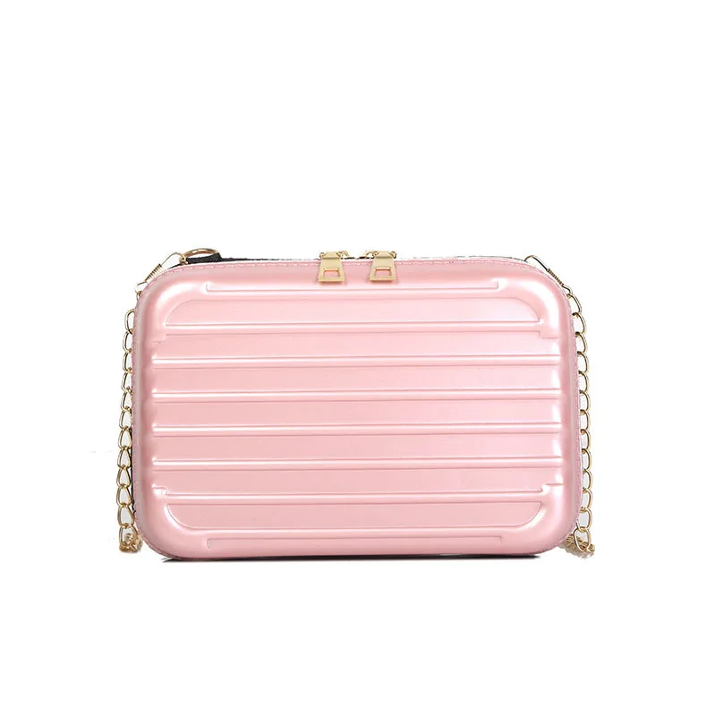 

Women Waist Bag Fashion Waist Pack Chic Chain Belt Bags High Quality PU Leather Chest Bags Fanny Pack Handbag Phone Flap