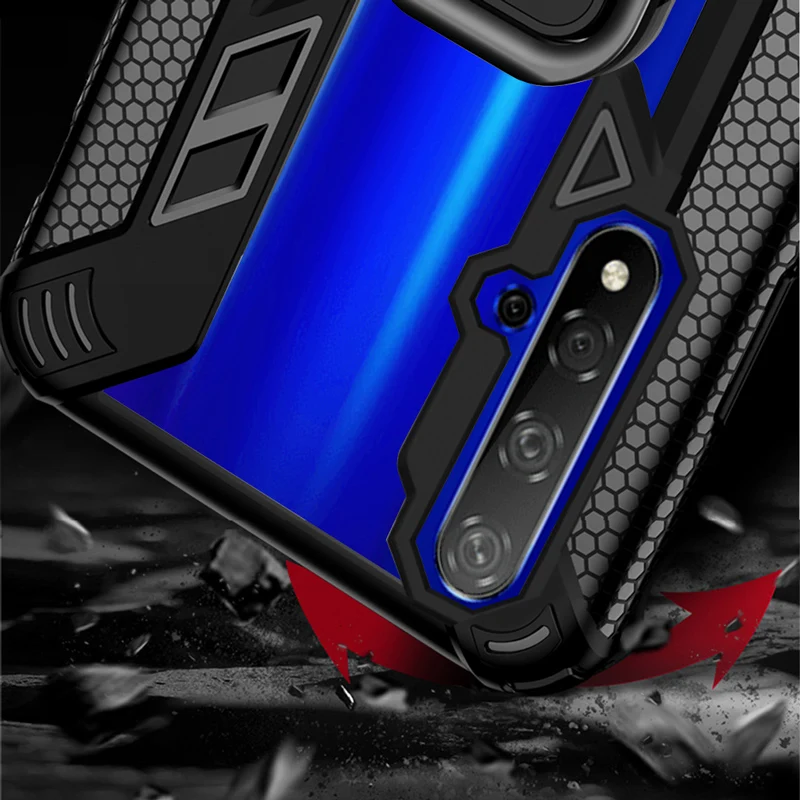 Для Huawei P smart plus 2019 ForHonor 20 чехол для Honor 8x 9X 8A 10 lite 10i 20i V20 кольцевой Магнитная