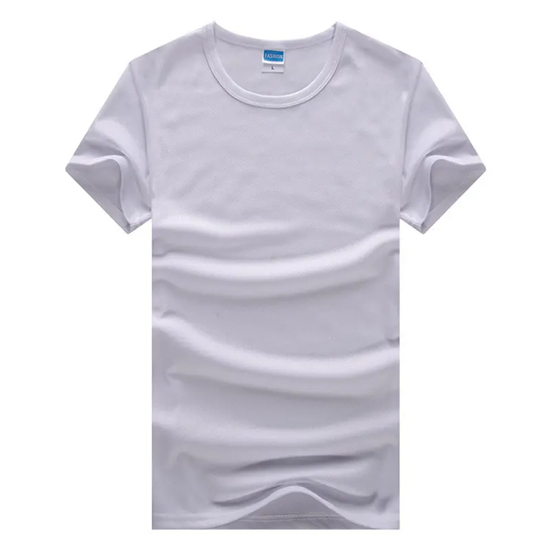 FGKKS Новая мужская летняя «дышащая» Футболка Модные мужские футболки одноцветная уличная простота Wild tee top - Цвет: White