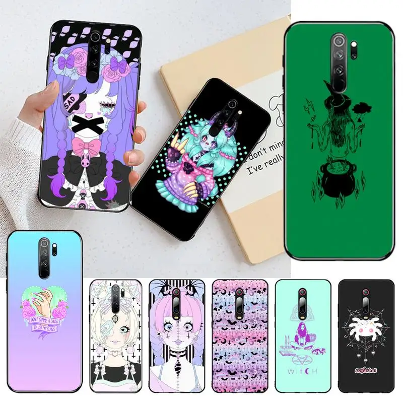 Чехол Girly Pastel Witch Goth TPU для Redmi 8A Note 9 8 8T 7 6 6A 5 5A 4 4X 4A Go Pro | Мобильные телефоны и