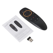G10 G10S Air Mouse sterowanie głosem 2 4G odbiornik USB G10s z Gyro wykrywania Mini bezprzewodowy inteligentny pilot zdalnego dla systemu Android TV pudełko tanie i dobre opinie NEWCE CN (pochodzenie) G10 G10S G10S Pro G10BTS
