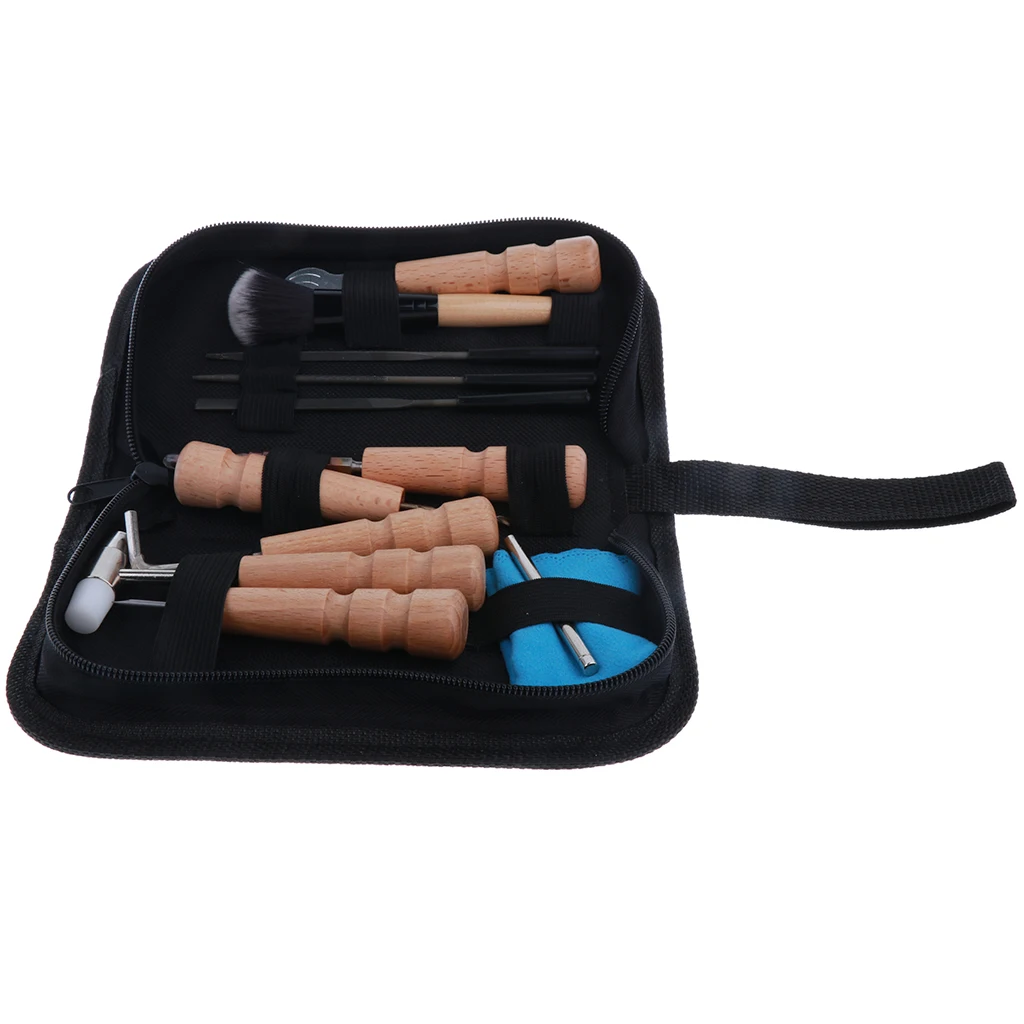 Guitar Mandolin Banjo Bass Repair Maintenance Tools Luthier Guitarist DIY Tools with Storage Bag