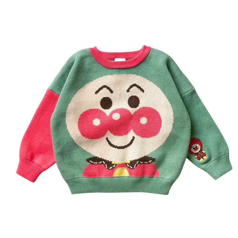 Японский осенний свитер для маленьких девочек Рождественский свитер детская зимняя одежда для маленьких девочек осенний свитер