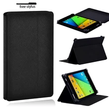 Preto tablet caso para google nexus 7/nexus 9 dobrável resistente a riscos capa protetora + stylus