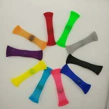 Трубка из сетчатой ткани с шариками аутистический СДВГ тревожность терапия сжимающая вентиляционные игрушки снятие стресса рука игрушка Непоседа