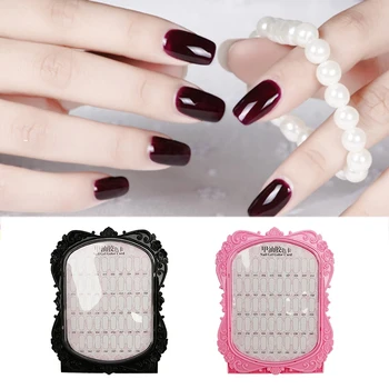 

2Pcs 48 Color Card Nail Art Chart Display Stand Picture Frame Shape 2 Color Options Polish Color Palette
