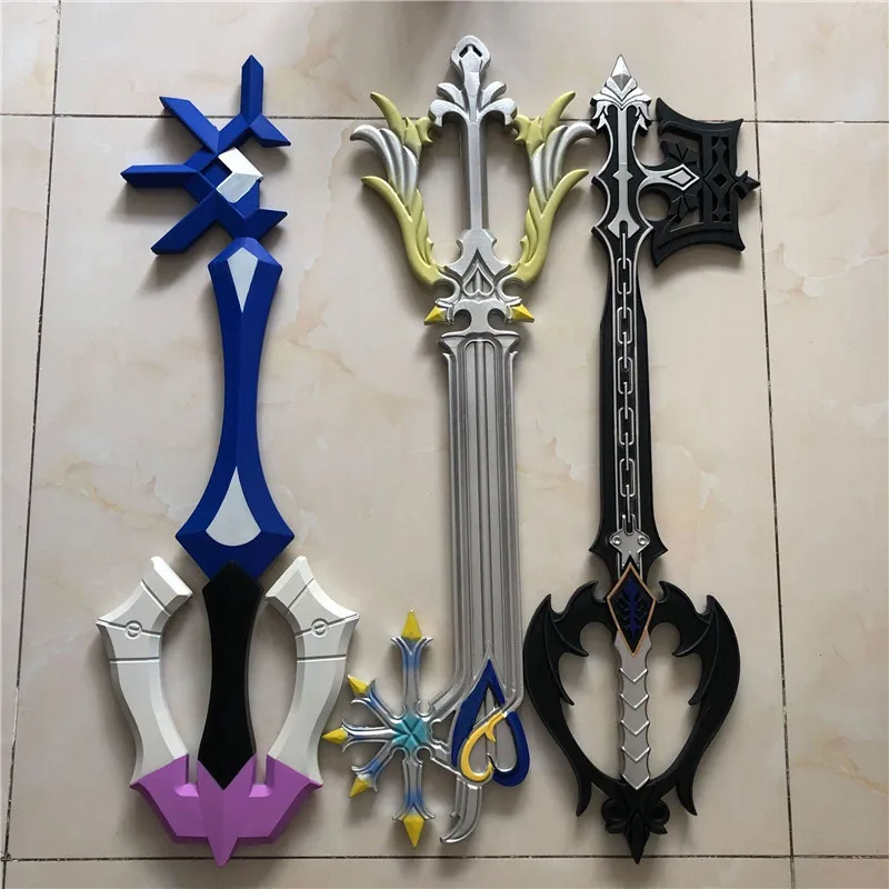 

Game Cosplay Prop Kingdom Hearts Golden Key 1: 1 Weapon PU Movie Game Anime Cos Role Play Safety Kids Gift 88cm