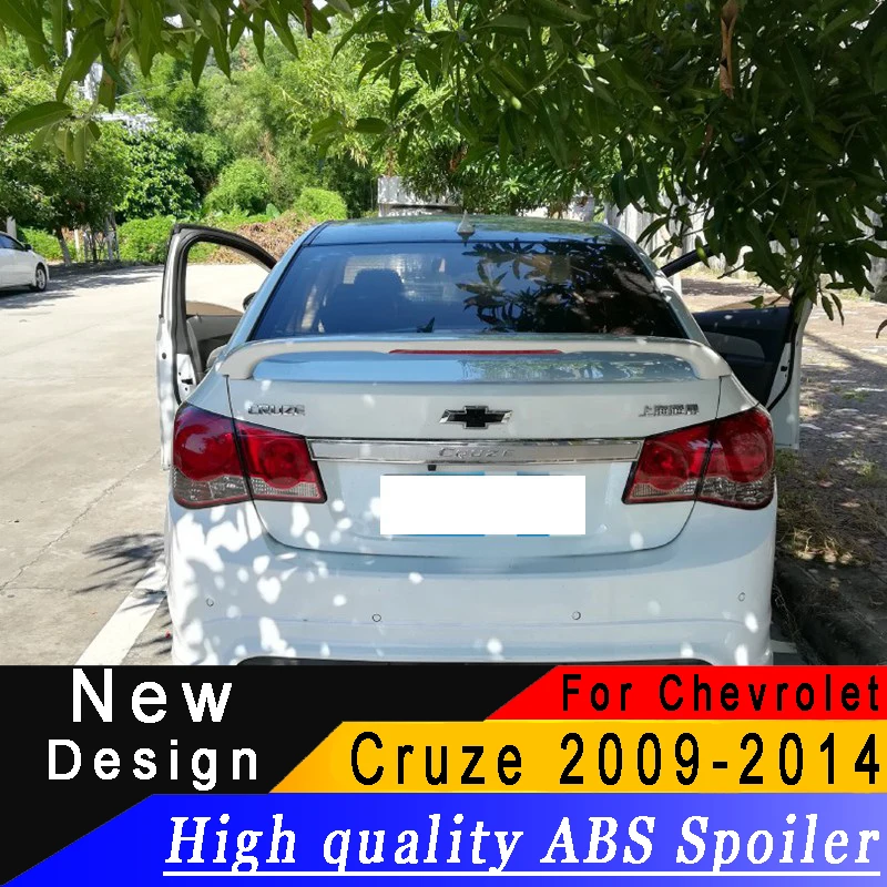 Для Chevrolet Cruze 2009 до 2014 спойлер высокого качества ABS праймер или любой цвет с