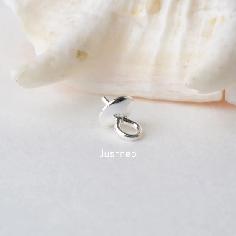 纯银珠帽吊坠扣 (5)