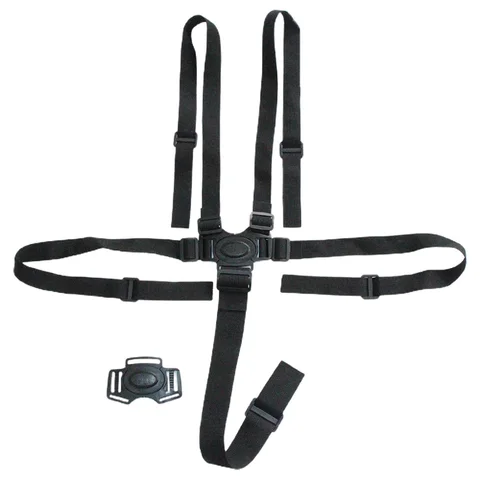 Safety Belt 5 Point Harness Dining Feeding Chair Belts Baby Protection Universal Belt Lunch Seat Car Sleeping Fixed Belts