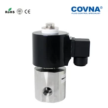 1/2 дюймов DN15 высокого давления 250Bar Соленоидный клапан из нержавеющей стали 304 нормально закрытый