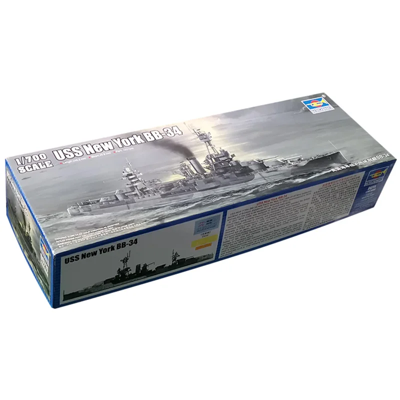 

Трубач 1/700 06711 USS броненосец BB-34 ВМС США Нью-Йорк
