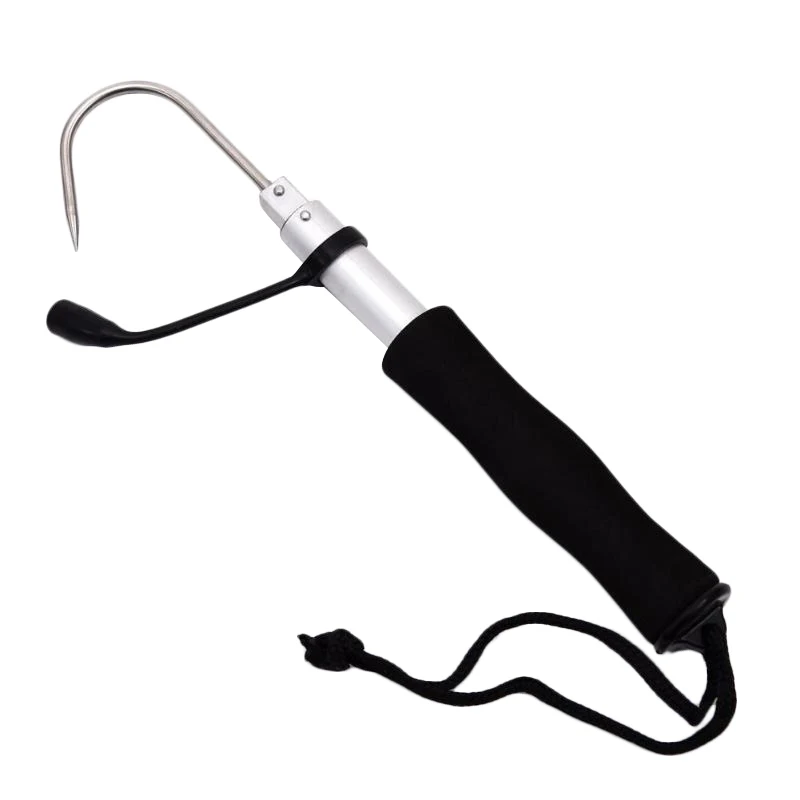 

120Cm Telescopic Hook Fish Aluminum Alloy Spear Hooks Control Fishing Tackle Tool