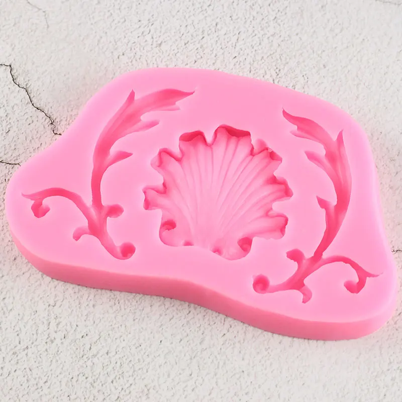 Baroque Scroll Relief Border Silicone Molds DIY Cake Decorating Tools Cupcake Topper Fondant Chocolate Polymer Clay Candy Moulds