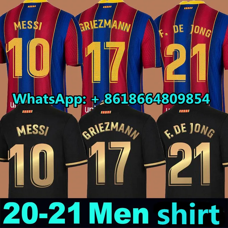 Fc Barcelonaes Soccer Jersey 20 21 Camiseta Ansu Fati 2020 2021 Messi Griezmann De Jong Maillots De Football Shirt Men Shirt T Shirts Aliexpress