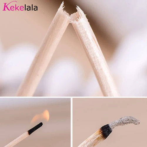 Kekelala 500 개/몫 면봉 더블 헤드 마이크로 나무 브러쉬 속눈썹 확장 접착제 제거 도구 4