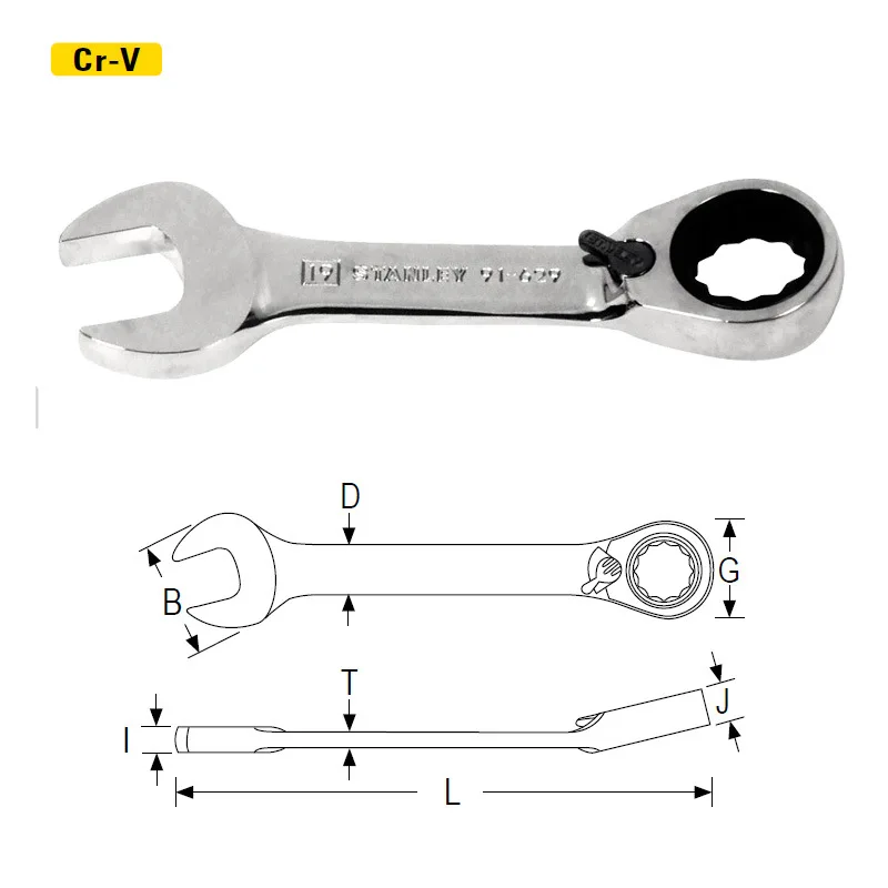 

SISHA Genuine Product STANLEY/STANLEY Tool Metric Fine Polishing Two-Way Spine Open Dual Purpose Short Fast Flip