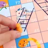 2 in 1 Double-Faced Wooden Flying Ludo Snake Ladder Game Board Kids Family Toy Table Board Game Toy Birthday Kids Gift 4