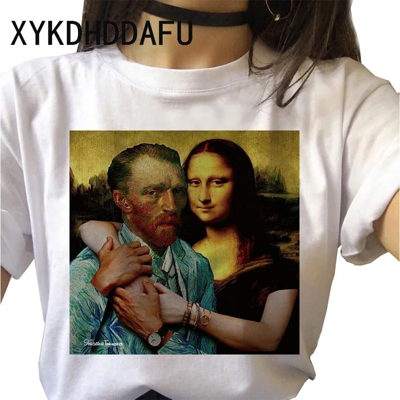 Van Gogh T Shirt Women New Fashion Art Graphic Tshirt  Ulzzang Aesthetic  Female Clothes Casual Grunge Aesthetic T-shirt Top Tee