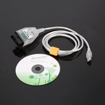 

For BMW K + D-CAN OBD2 USB Auto Cable FTDI FT232RQ+Switch for BMW Tools INPA EDIABAS+NCS