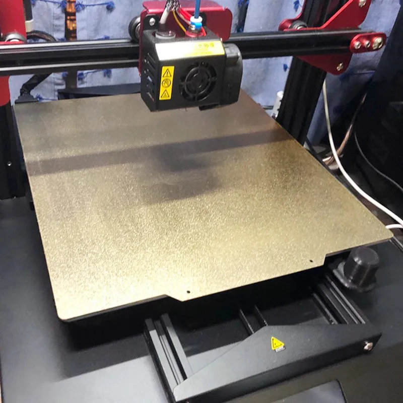 Энергетическая Prusa Flex plate, одна сторона текстурированная PEI мощное покрытие пружинная стальная плита для Mk3 Mk2.5 Тепловая кровать 241x254 мм