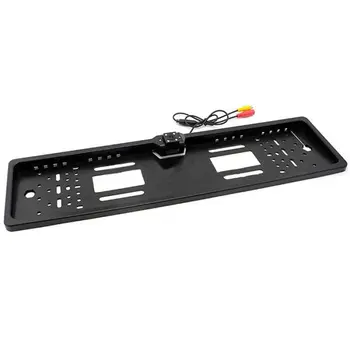 

For CCD HD Car Rear View Camera Backup Reverse Universal Camera European License Plate Frame Night Vision with 170 degree 4 LED
