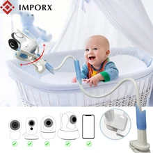 IMPORX, многофункциональный универсальный держатель для телефона, подставка, кровать, ленивая колыбель, длинная ручка, Регулируемый Детский монитор, настенное крепление для камеры, полка