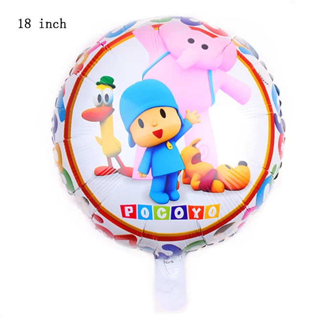 18inch 1-1pcs Вечерние принадлежности POCOYO детская тематическая вечеринка на день рождения украшения новорожденных аксессуары для душа украшения одноразовые чашки - Цвет: 18inch 1-1pcs