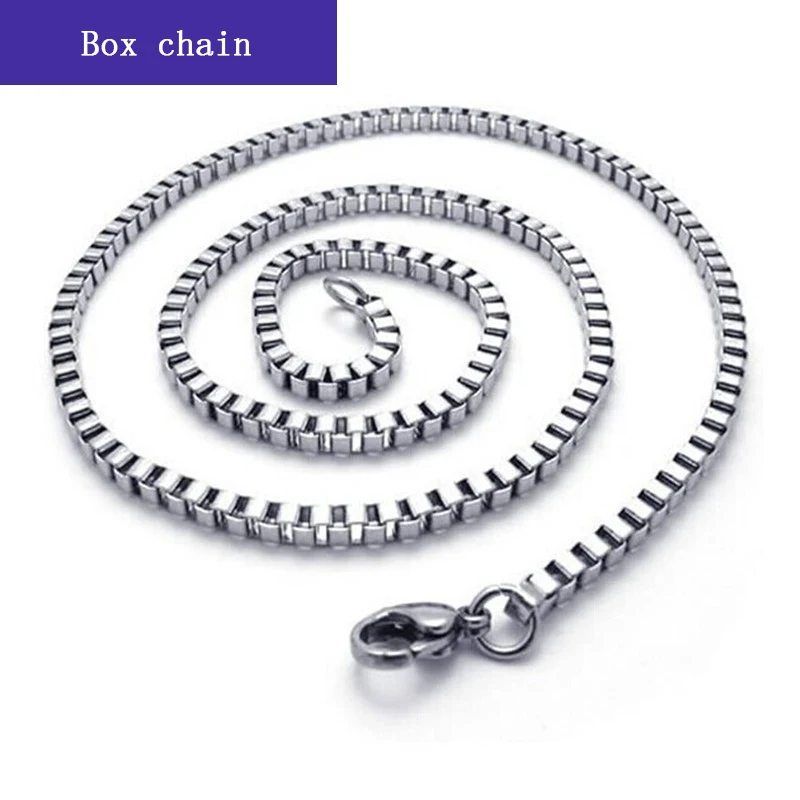 G 2MM wide Цепочка Из Нержавеющей Стали, ожерелье, женские цепочки на шею, ювелирные изделия, Женские аксессуары, серебряное ожерелье, Рождество, начальные чокеры - Окраска металла: G 2MM wide