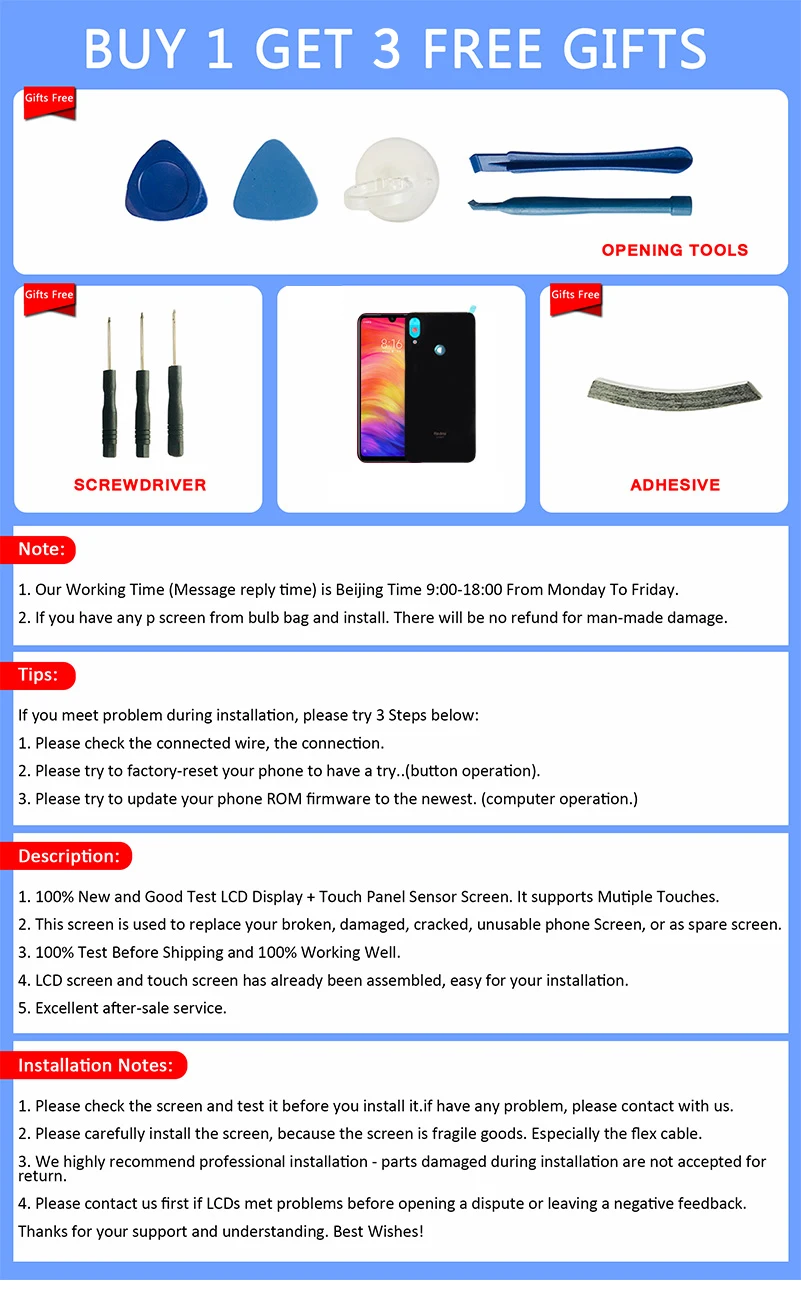 Для Xiaomi Redmi note 7 крышка батареи Задняя стеклянная панель Задняя Дверь Корпус чехол для Redmi note 7 pro Задняя крышка батареи дверь