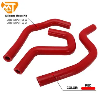 

Red Motorcycle Silicone Radiator Coolant Rubber Hose For Honda CR80R Expert 1996-2002 CR85R Expert 2003-2007