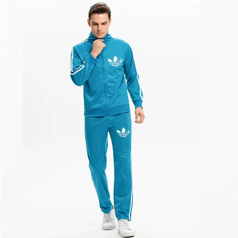 

2019 Running Set Men Quick Dry Breathable Sports Suits Tracksuits Mens Autumn Winter Fitness Sports suits Warm Jogging Tracksuit