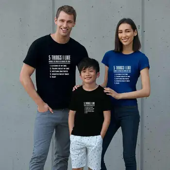 

Hilarious 5 things i like almost as much as bikes cycling tshirts gents big size s~5xL short-sleeve outfit