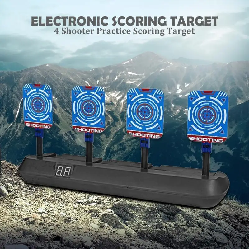 Для Nerf игрушечный Электрический мишень высокой точности автоматический сброс