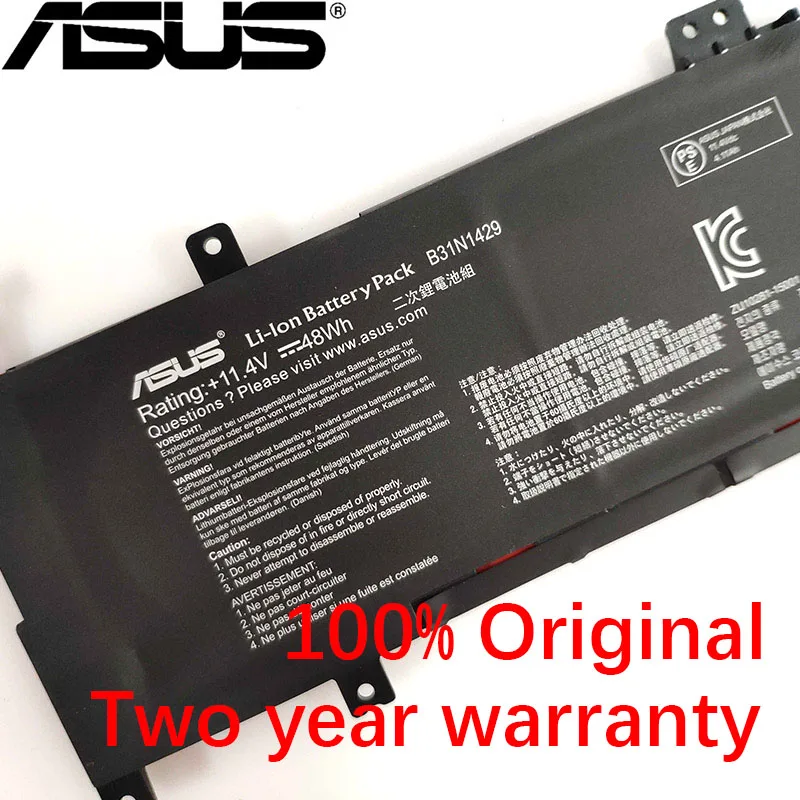 ASUS оригинальные B31N1429 Аккумулятор для ноутбука ASUS A501L A501LX A501LB5200 K501U K501UX K501UB K501LB K501LX 11,4 V 48Wh
