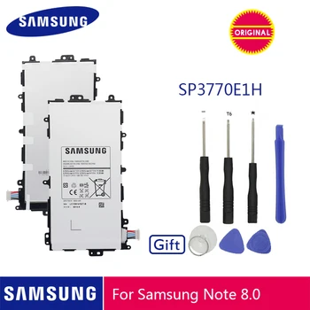 

SAMSUNG Original Tablet Battery SP3770E1H 4600mAh For Samsung Note 8.0" GT-N5100 N5110 N5120 Replacement Batteries + Free Tools