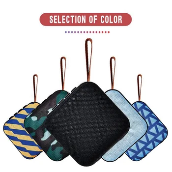 

T5 Portable Bluetooth Speaker Mini Wireless Loudspeaker Stereo Sound Outdoor Music Blutooth Box Support FM Radio TF Card