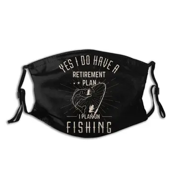 

Fishing Fisherman Men Women Non-Disposable Face Mask Anti Haze Dust Protection Cover Respirator Muffle Mask with Filters