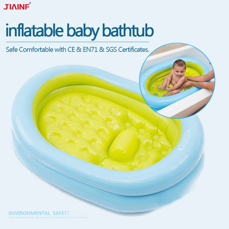 For 0-12 month Baby inflatable bathtubs Newborn bath tub portable folding Shower Tubs kids bath child infant wash swimming pool