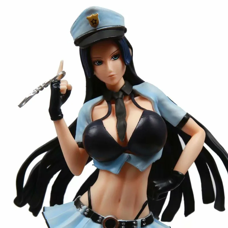 Action Figure Toys 32cm One Piece GK MINI Boa Hancock Police Uniform PVC Anime Sexy Girl Japanese Adult | Игрушки и хобби