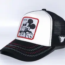 Новинка, летняя кепка водителя грузовика, сетчатая бейсболка, хип-хоп шапки для мужчин, бейсболки с вышивкой, роатин, черный/белый