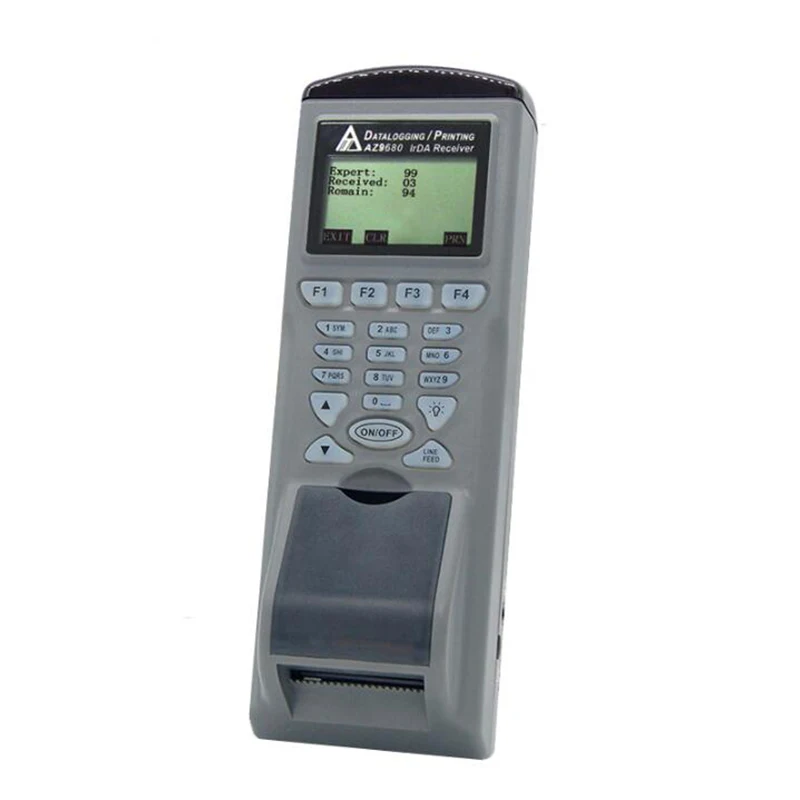 Приемный регистратор данных AZ9680 IrDA с принтером подсветка/Режим сна/режим сна без