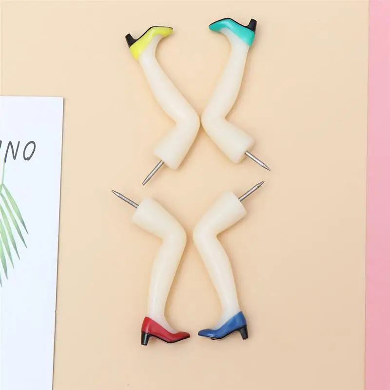 4 шт. креативная длинная штанга с нажимным штифтом практичные декоративные